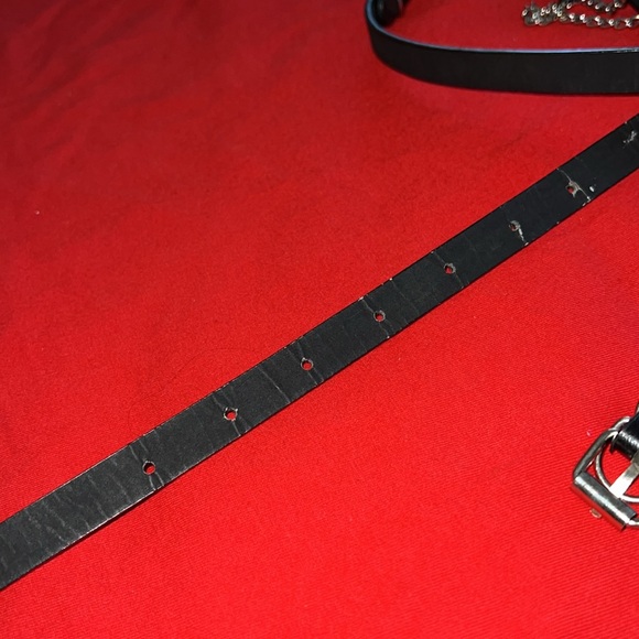 Alternative Goth Waist Belt Harness With Chains - Picture 5 of 7